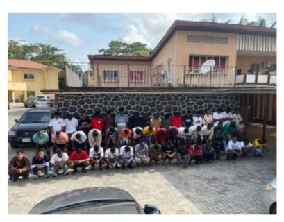 Yahoo: EFCC arrests 45 suspected fraudsters