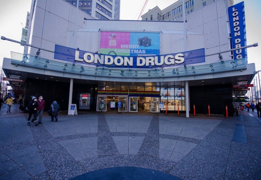 London Drugs closes all of its pharmacies following ‘cybersecurity incident’