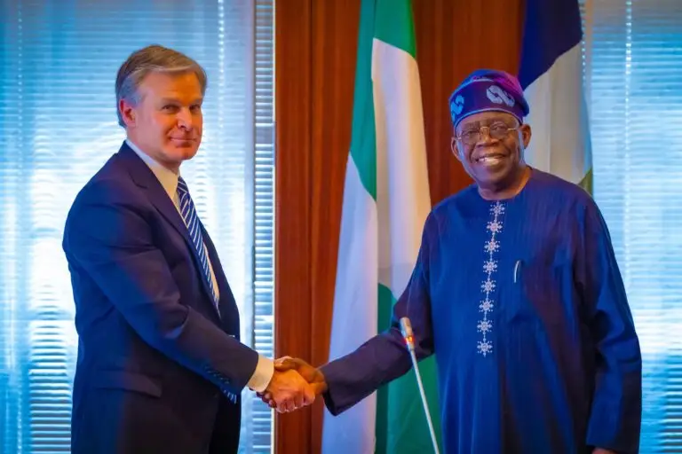 What Tinubu told FBI Director in Abuja