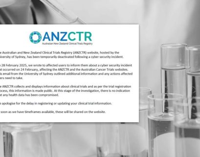 Australian clinical trials delayed after cyberattack takes down website for a week