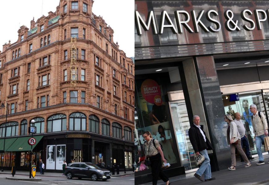 Cyberattacks hit UK retailers including Harrods, M&S