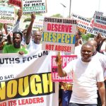 Christian youths storm Abuja over cyber attacks on religious leaders