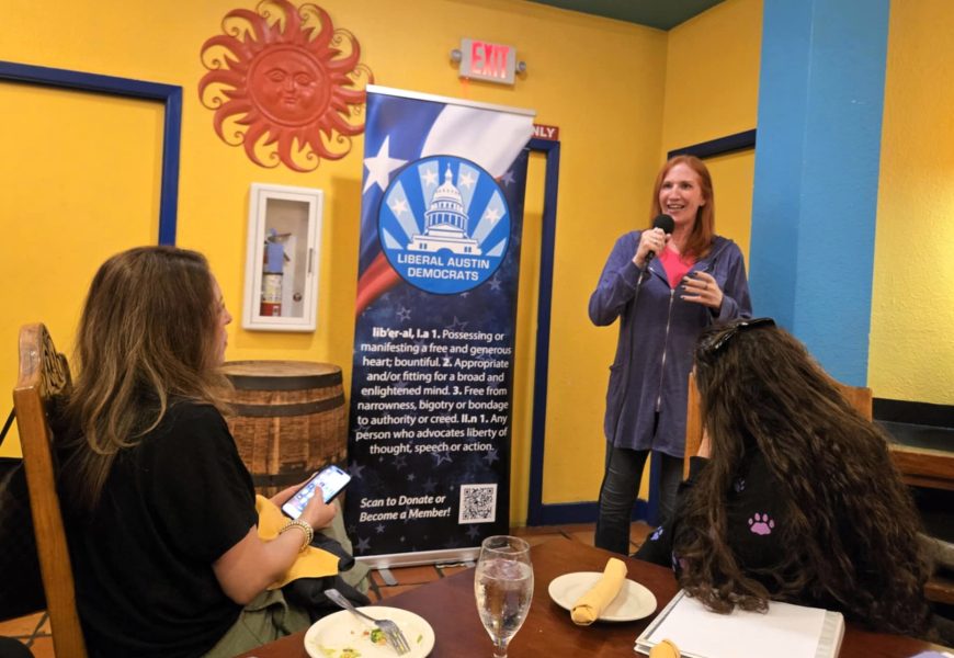 Jessica Cohen Embodies Grassroots Leadership in May 2025: From Poll Greeting in Austin to Supporting Coastal Bend Stonewall Democrats Launch