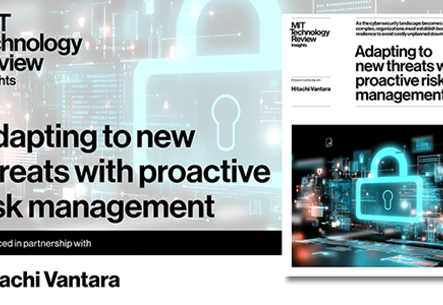 Adapting to new threats with proactive risk management