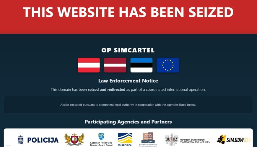 Cybercrime-as-a-Service Network Taken Down in Europe: 7 Arrested, 1,200 SIM Boxes Seized