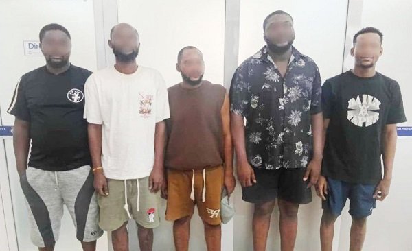CID arrests 5 for trafficking 57 Nigerians for cybercrime in Ghana