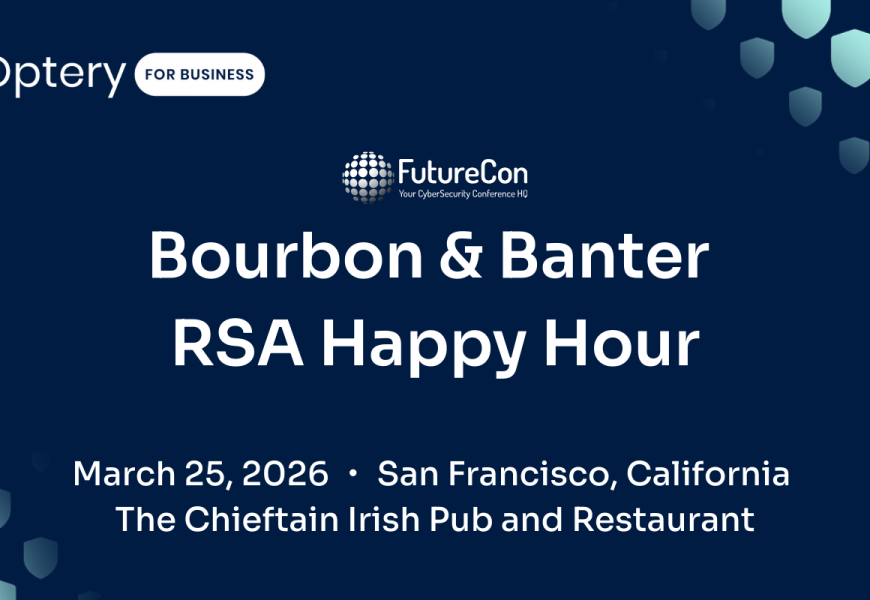 Optery at FutureCon’s Bourbon & Banter RSA Happy Hour