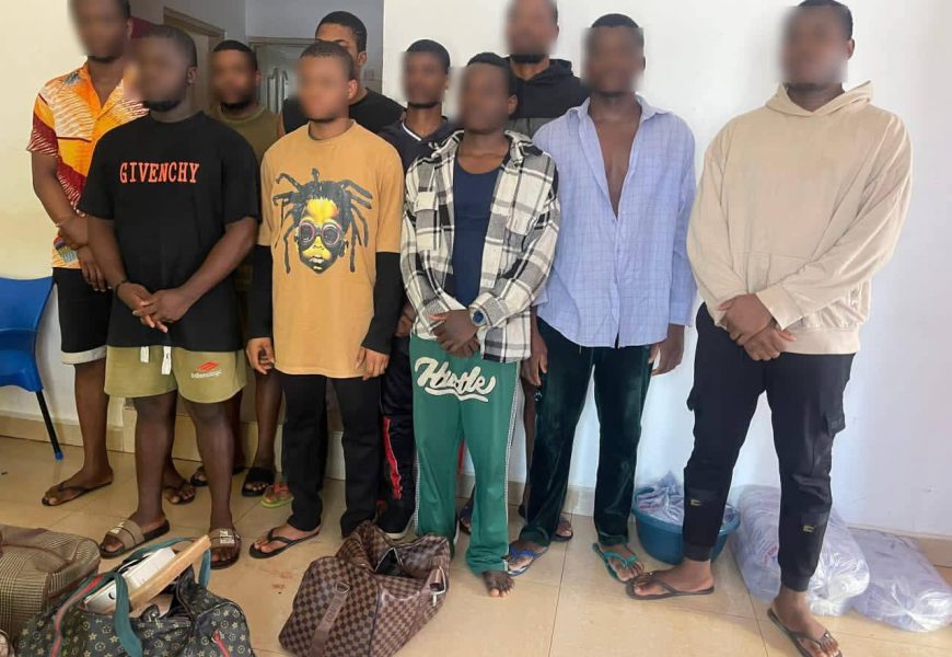 12 Nigerians arrested over cybercrime and human trafficking in Ghana