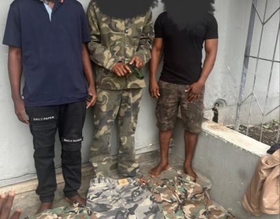 Police arrest 3 suspects for cybercrime, cultism, recover laptops, toy gun and other exhibits (Photos)