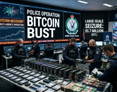 NSW Police Pull Off One of Australia’s Largest Bitcoin Busts in History 