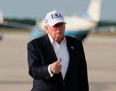 ‘Nothing from China allowed on the plane’: Trump team dumps Chinese-issued phones, badges and gifts before boarding Air Force One