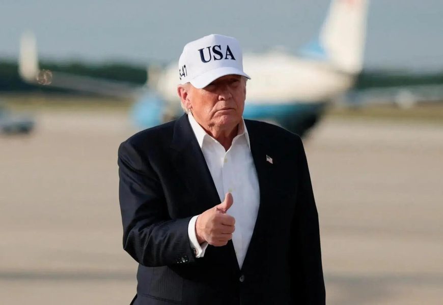 ‘Nothing from China allowed on the plane’: Trump team dumps Chinese-issued phones, badges and gifts before boarding Air Force One