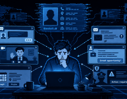 Multi-Channel Phishing, Marketer-Targeted Job Lures, and Fake Interpol Emails