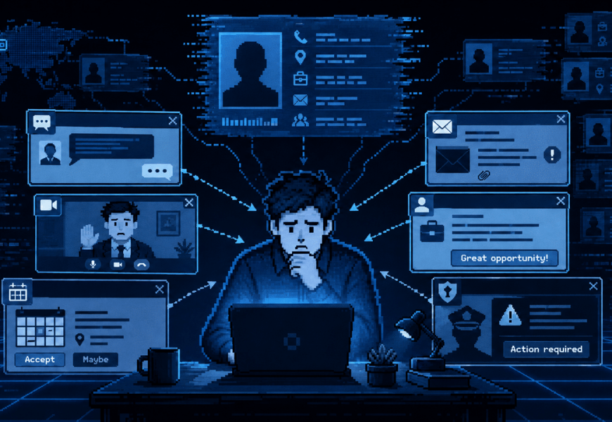 Multi-Channel Phishing, Marketer-Targeted Job Lures, and Fake Interpol Emails